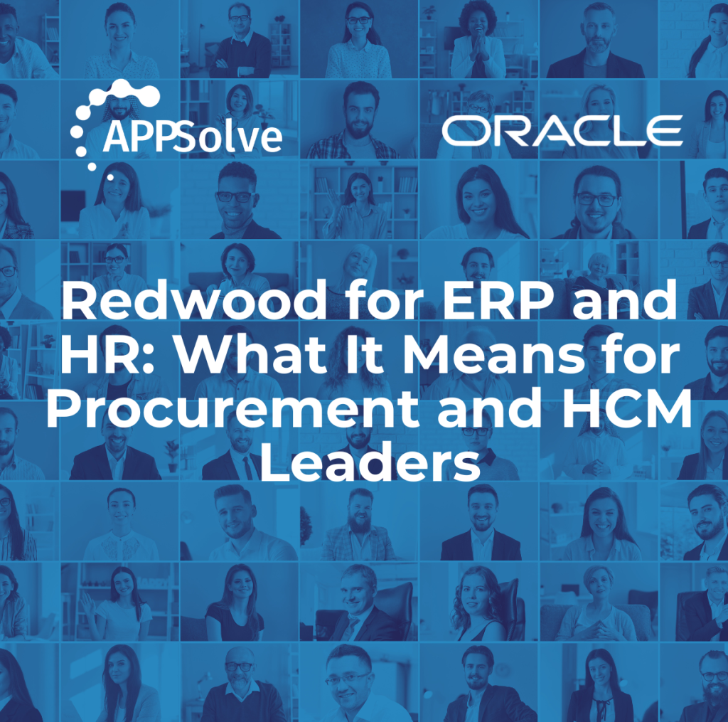 Redwood for ERP and HR: What It Means for Procurement and HCM Leaders